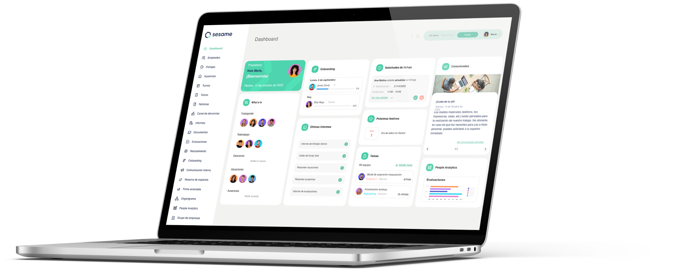 Time Resource SesameHR brand-kit-sesame-hr